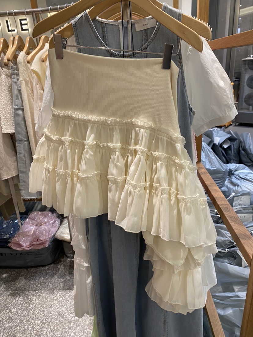 SOF直郵韓國代購㊣女裝新品25春夏時尚人氣推薦休閑熱賣短裙SOF短裙