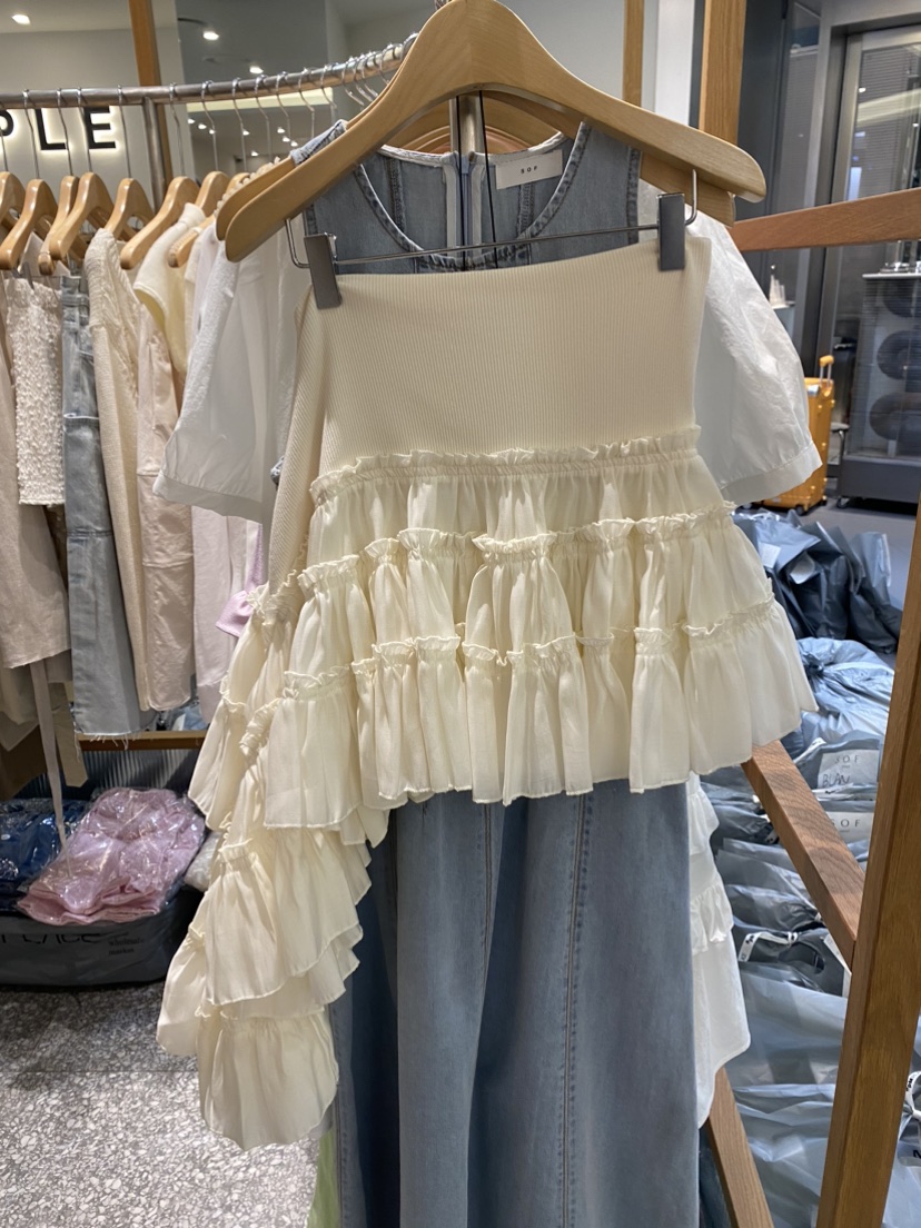 SOF直郵韓國代購㊣女裝新品25春夏時尚人氣推薦休閑熱賣短裙SOF短裙