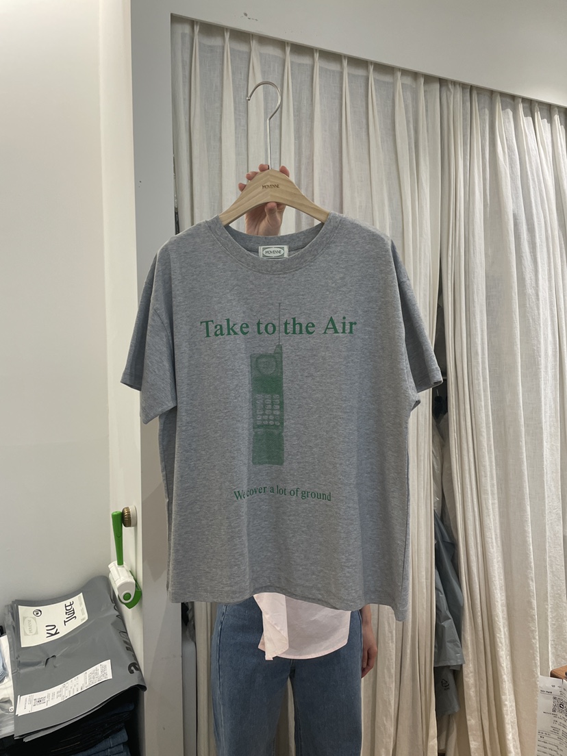 MOVENNE直郵韓國代購㊣女裝新款25春夏時尚熱賣休閑推薦T恤MOVENNET恤圖色2