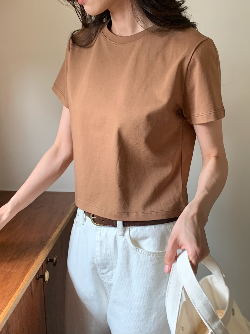 BLEECKER韓國直郵㊣東大門實拍女裝新款休閑25春夏人氣熱賣T恤BLEECKERT恤