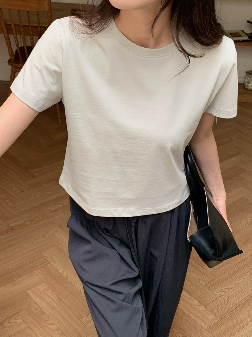 BLEECKER韓國直郵㊣東大門實拍女裝新款休閑25春夏人氣熱賣T恤BLEECKERT恤