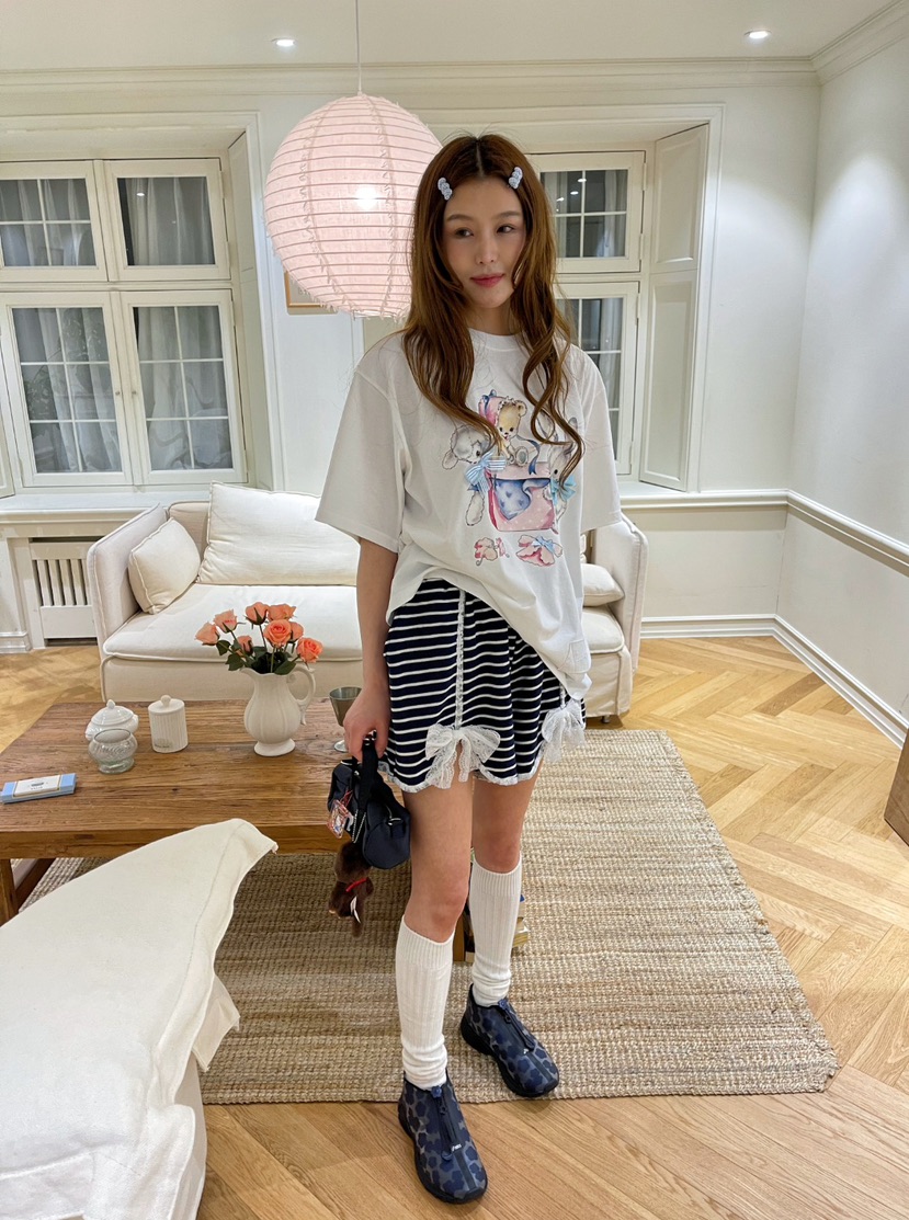 BOUTIQUE-L韓國直郵㊣女裝新款休閑時尚25春夏熱賣推薦短褲BOUTIQUE-L短褲
