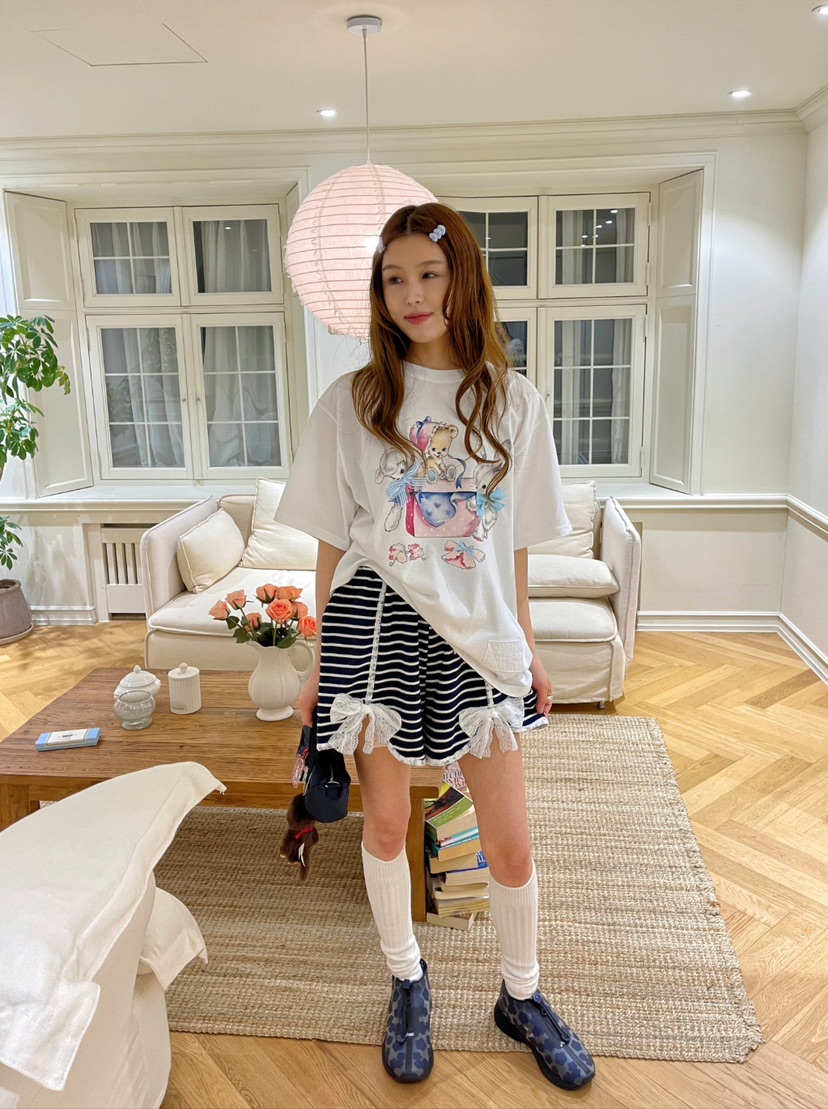 BOUTIQUE-L韓國直郵㊣女裝新款休閑時尚25春夏熱賣推薦短褲BOUTIQUE-L短褲