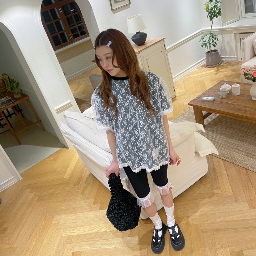 BOUTIQUE-L直郵韓國代購㊣女裝新款25春夏時尚推薦人氣T恤BOUTIQUE-LT恤
