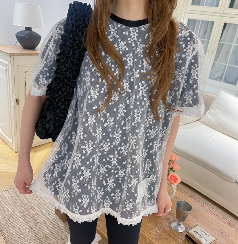 BOUTIQUE-L直郵韓國代購㊣女裝新款25春夏時尚推薦人氣T恤BOUTIQUE-LT恤