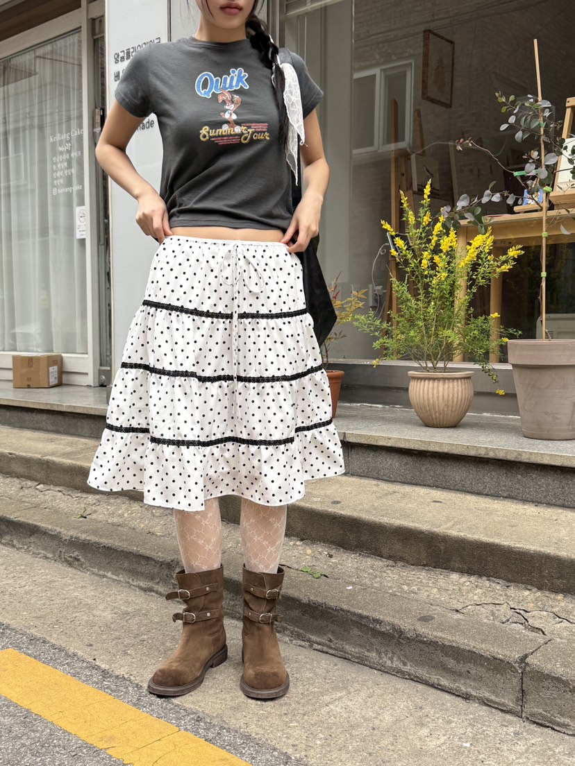 SUNDER MARKET韓國直郵㊣東大門實拍女裝新品推薦半身裙中短裙SUNDER MARKET半身裙/中短裙