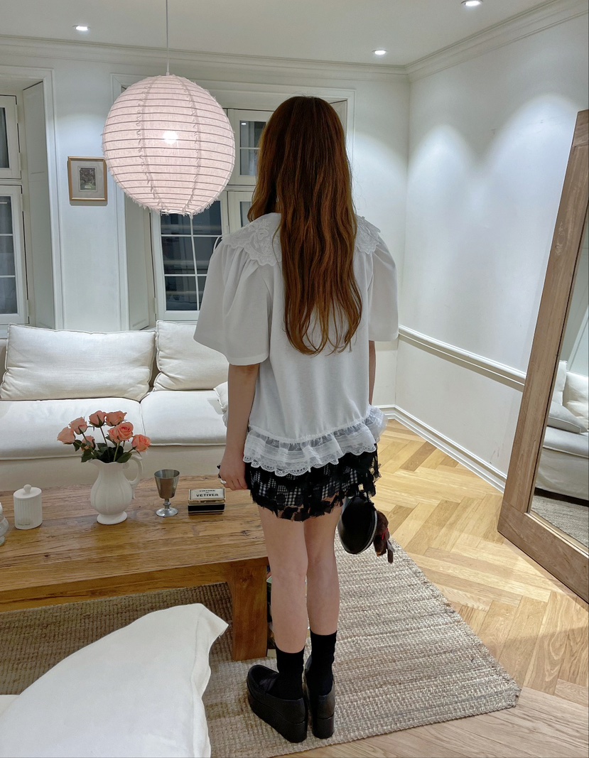 BOUTIQUE-L韓國直郵㊣女裝新款熱賣時尚人氣25春夏休閑T恤BOUTIQUE-LT恤