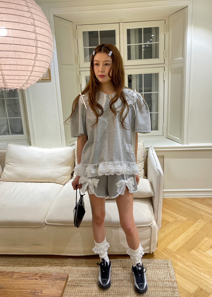 BOUTIQUE-L韓國直郵㊣女裝新款熱賣時尚人氣25春夏休閑T恤BOUTIQUE-LT恤
