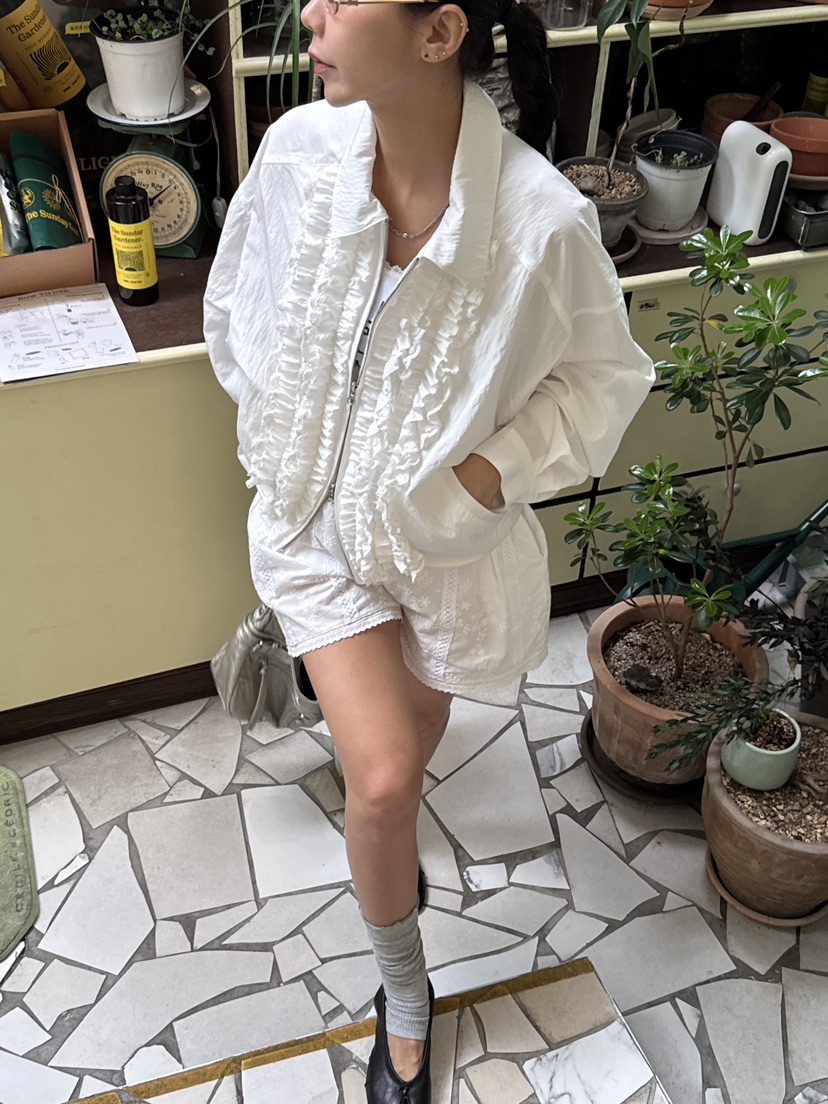 SUNDER MARKET直郵韓國代購㊣女裝新品熱賣休閑推薦25春夏夾克SUNDER MARKET夾克