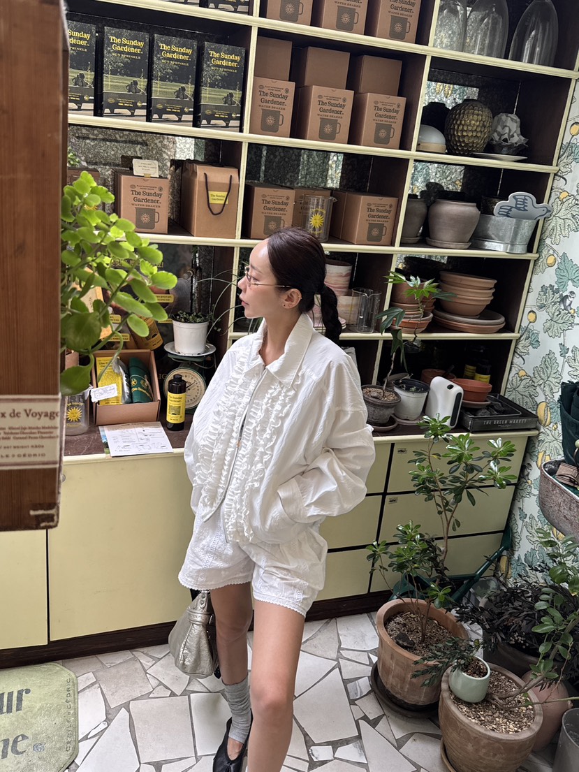 SUNDER MARKET直郵韓國代購㊣女裝新品熱賣休閑推薦25春夏夾克SUNDER MARKET夾克