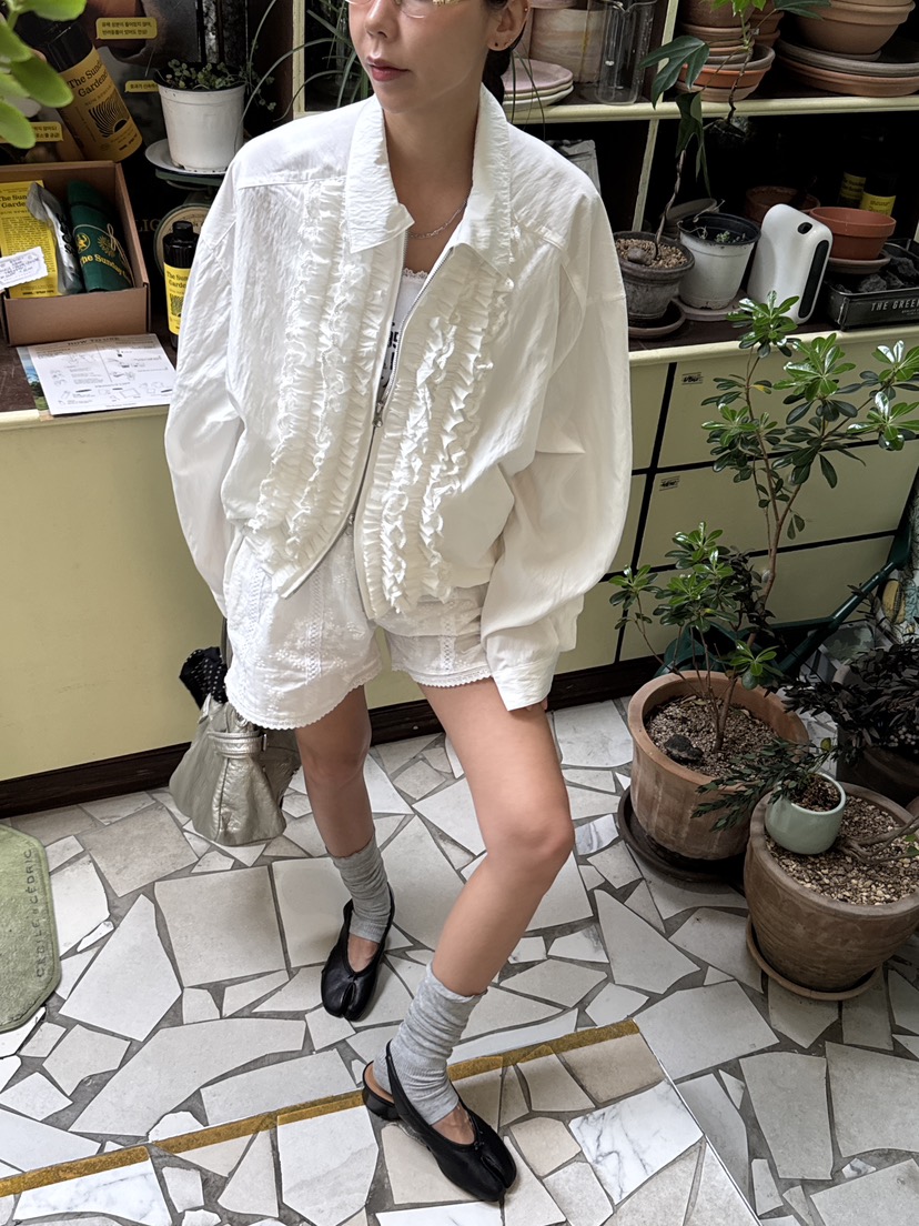 SUNDER MARKET直郵韓國代購㊣女裝新品熱賣休閑推薦25春夏夾克SUNDER MARKET夾克
