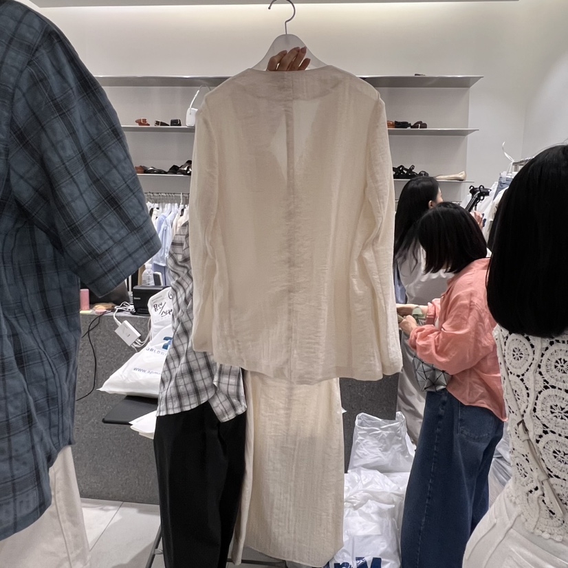 WOOD SAGE韓國直郵㊣東大門實拍女裝新款熱賣時尚25春夏夾克WOOD SAGE夾克