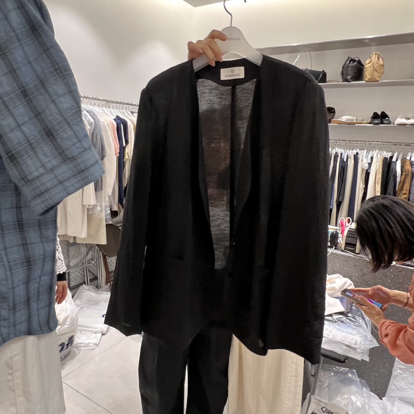 WOOD SAGE韓國直郵㊣東大門實拍女裝新款熱賣時尚25春夏夾克WOOD SAGE夾克圖色3