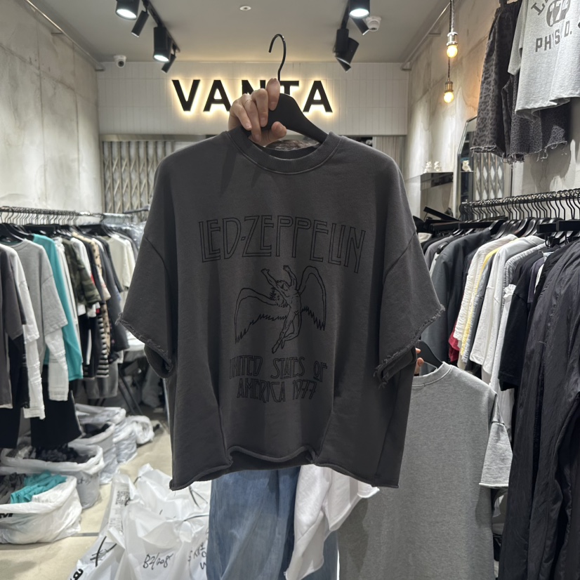 VANTA韓國㊣直郵東大門代購女裝新品休閑時尚25春夏熱賣T恤VANTAT恤圖色2