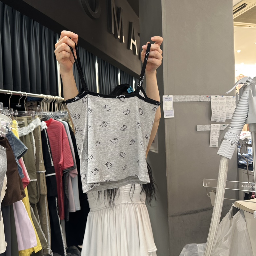 MOMAZU韓國㊣直郵東大門代購女裝新品時尚25春夏熱賣吊帶背心MOMAZU吊帶/背心