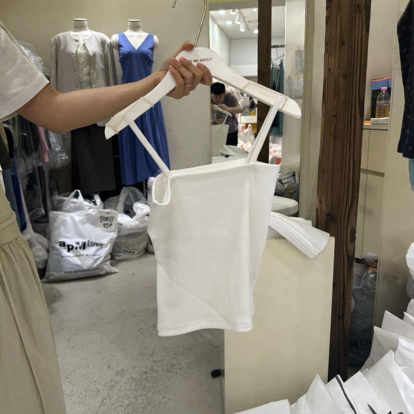 REFLAT直郵韓國代購㊣女裝新品休閑推薦時尚熱賣人氣吊帶背心REFLAT吊帶/背心圖色1