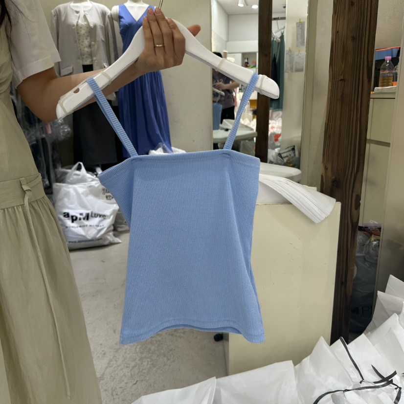 REFLAT直郵韓國代購㊣女裝新品休閑推薦時尚熱賣人氣吊帶背心REFLAT吊帶/背心圖色2