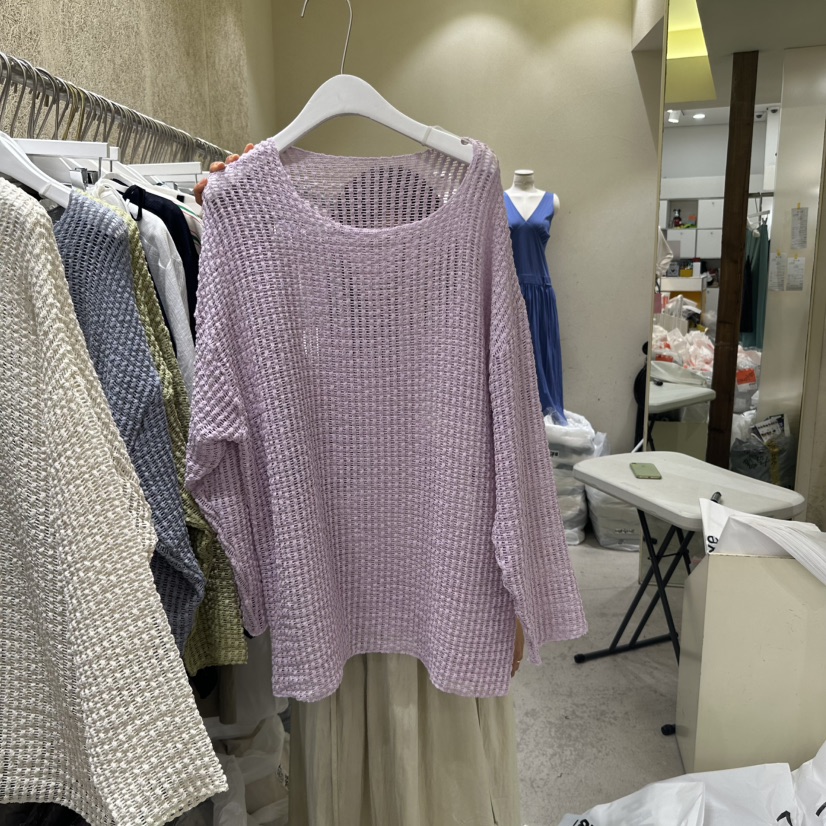 REFLAT韓國㊣直郵東大門代購女裝新品時尚人氣25春夏針織衫REFLAT針織衫圖色2