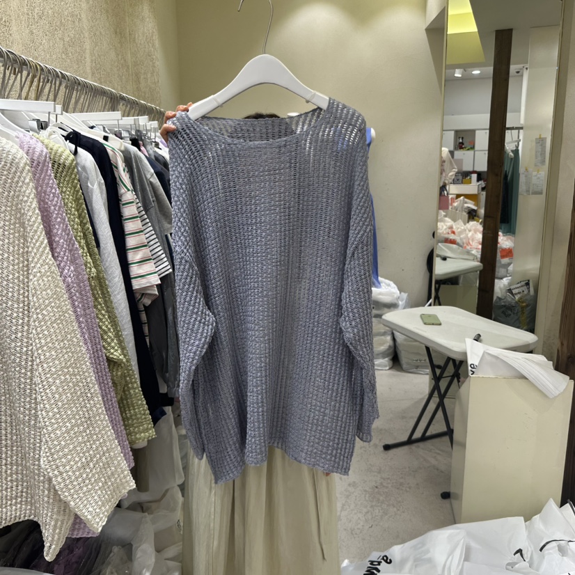 REFLAT韓國㊣直郵東大門代購女裝新品時尚人氣25春夏針織衫REFLAT針織衫圖色3