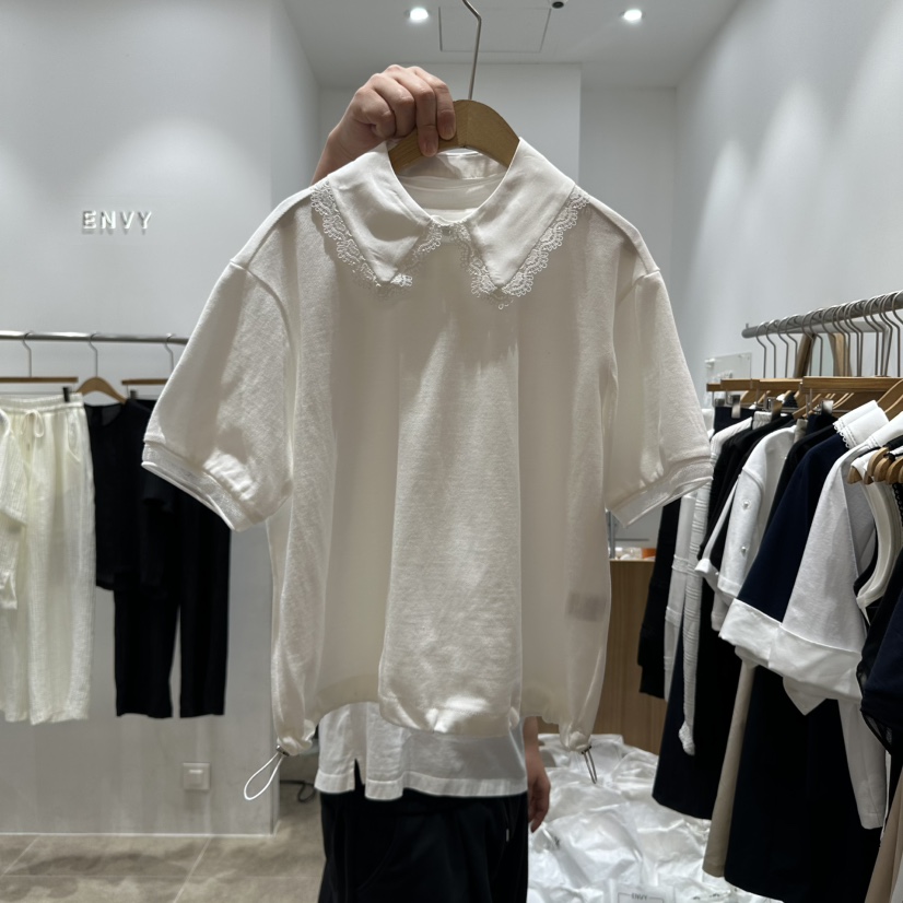 ENVY韓國直郵㊣東大門實拍女裝新款休閑推薦25春夏熱賣時尚T恤ENVYT恤圖色2