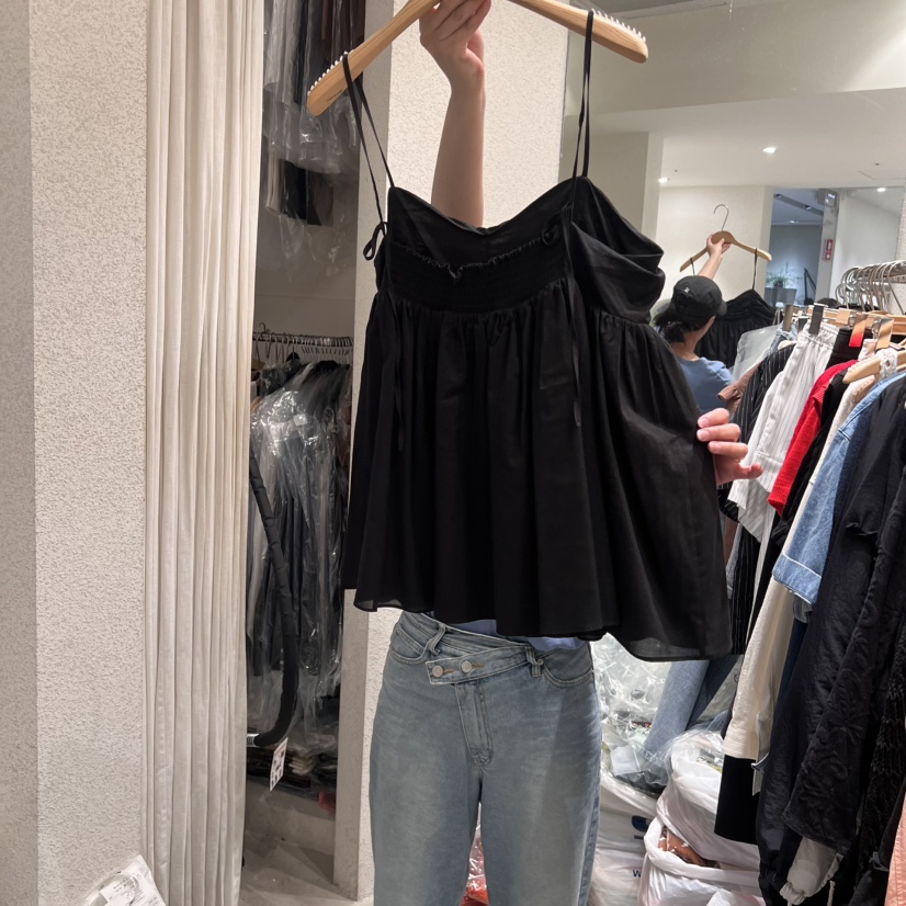 SSEMIENNE韓國㊣直郵東大門代購女裝新款人氣推薦熱賣吊帶背心SSEMIENNE吊帶/背心