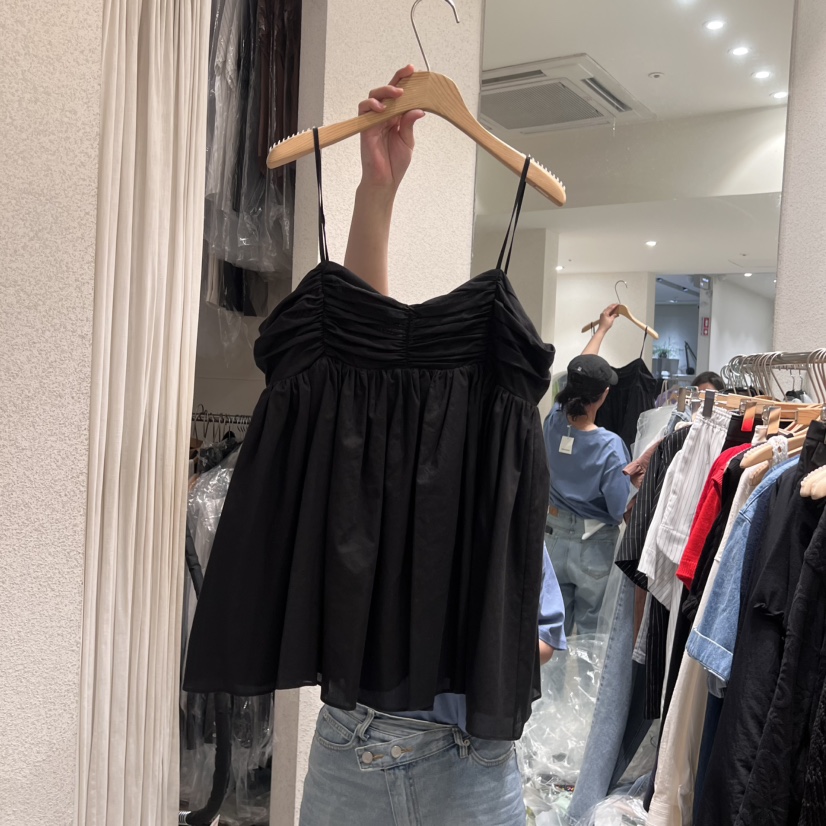 SSEMIENNE韓國㊣直郵東大門代購女裝新款人氣推薦熱賣吊帶背心SSEMIENNE吊帶/背心