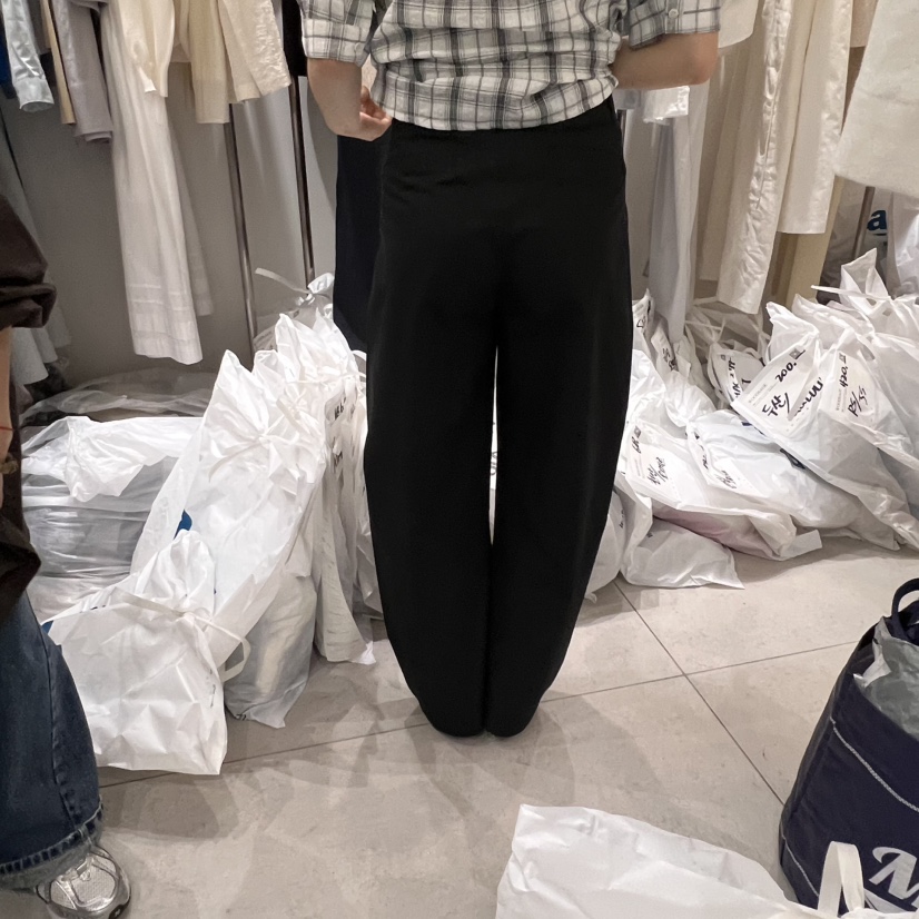 WOOD SAGE韓國㊣直郵東大門代購女裝新品熱賣25春夏休閑褲WOOD SAGE休閑褲