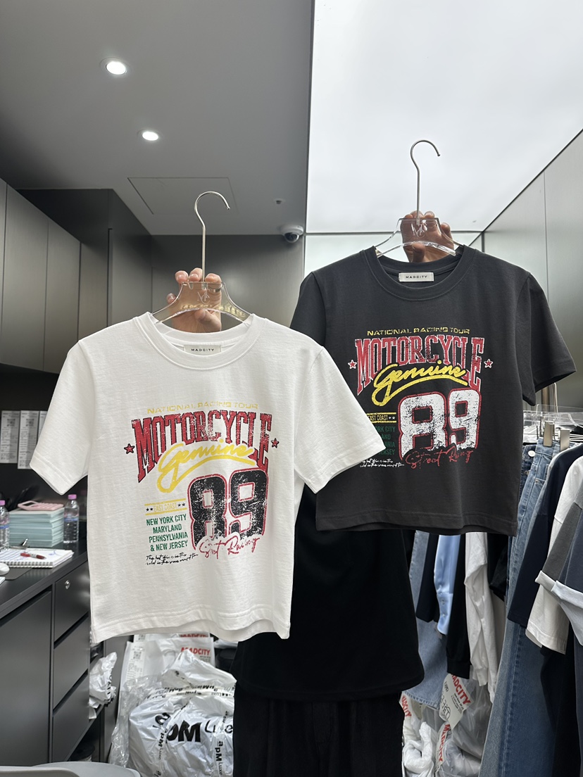 MADCITY韓國直郵㊣女裝新品熱賣人氣休閑時尚25春夏推薦T恤MADCITYT恤