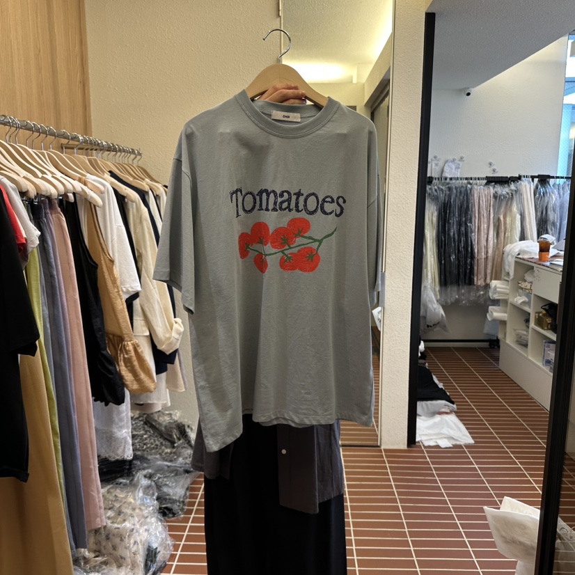 CHOI-L韓國直郵㊣女裝新品時尚人氣熱賣休閑推薦25春夏T恤CHOIT恤圖色2