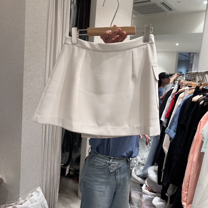 SSEMIENNE韓國直郵㊣女裝新品時尚熱賣人氣25春夏休閑推薦短裙SSEMIENNE短裙