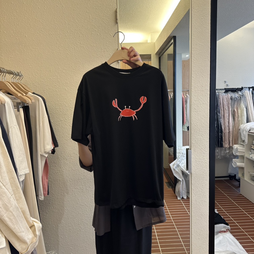 CHOI-L韓國直郵㊣女裝新款25春夏人氣熱賣推薦時尚休閑T恤CHOIT恤圖色3