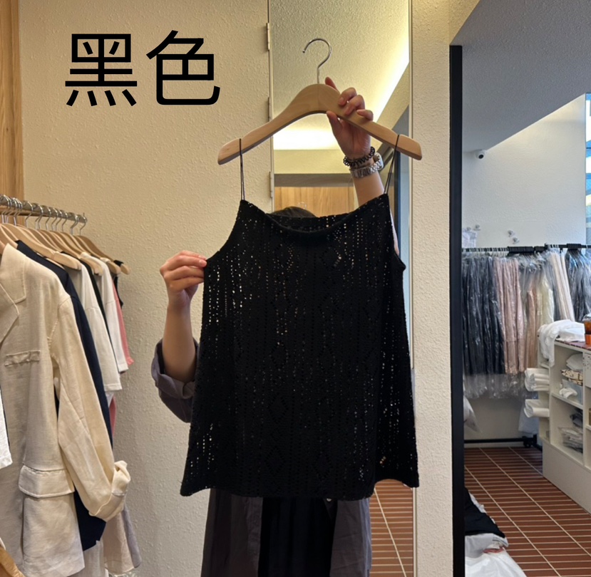CHOI-L韓國直郵㊣東大門實拍女裝新品休閑推薦熱賣吊帶背心CHOI吊帶/背心圖色3