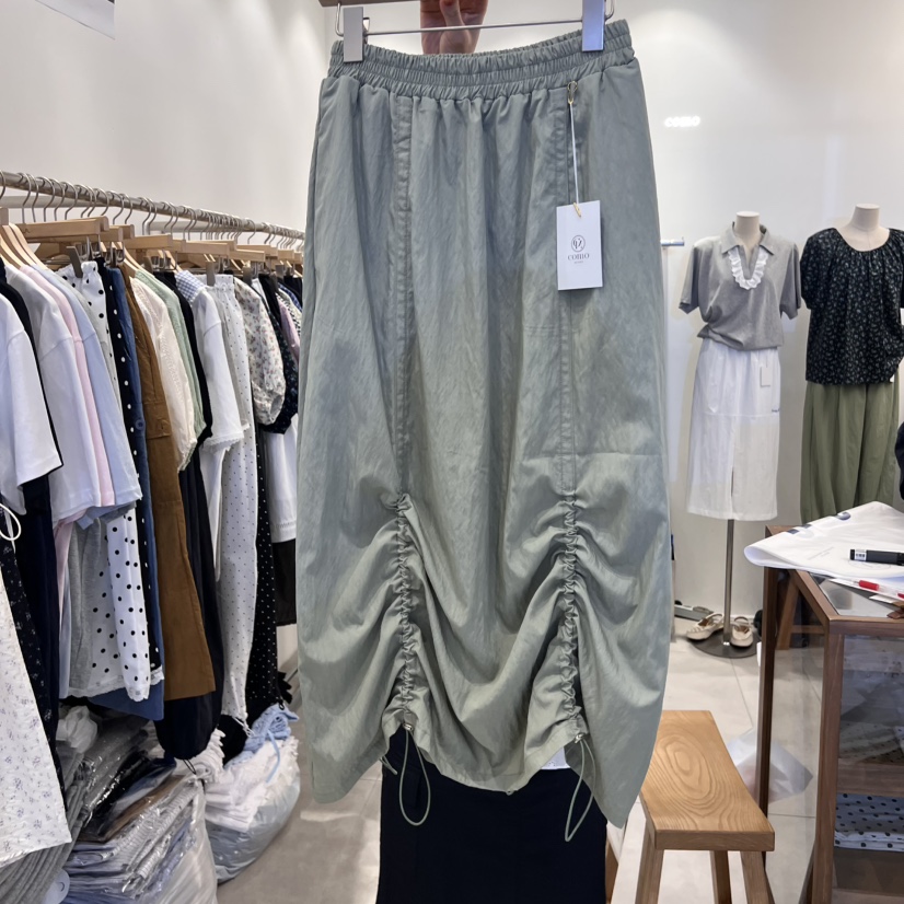 TAN&COMO韓國直郵㊣女裝新品時尚熱賣休閑半身裙中短裙tan-COMO半身裙/中短裙