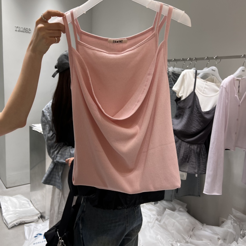 NUESE韓國直郵㊣東大門實拍女裝新品25春夏時尚推薦吊帶背心NUESE吊帶/背心圖色2