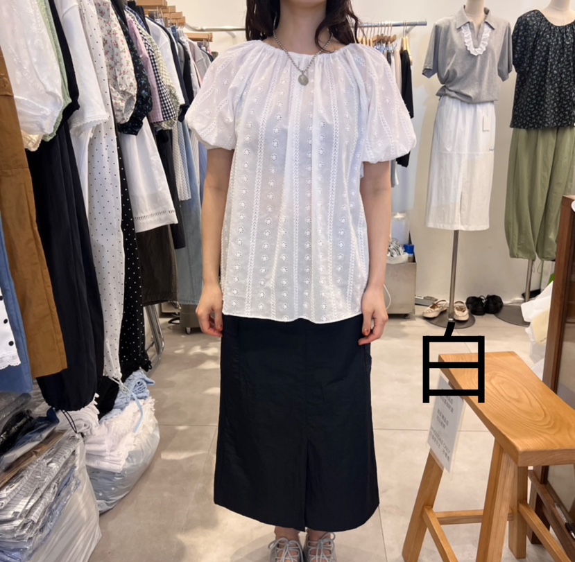 TAN&amp;COMO韓國㊣直郵東大門代購女裝新款25春夏襯衫蕾絲衫刺繡tan-COMO襯衫/蕾絲衫圖色4