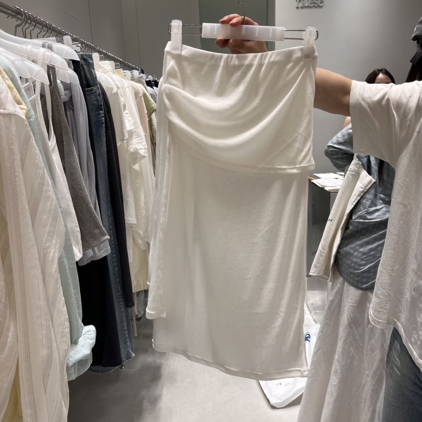 NUESE韓國直郵㊣女裝新品時尚熱賣休閑25春夏人氣半身裙中短裙NUESE半身裙/中短裙