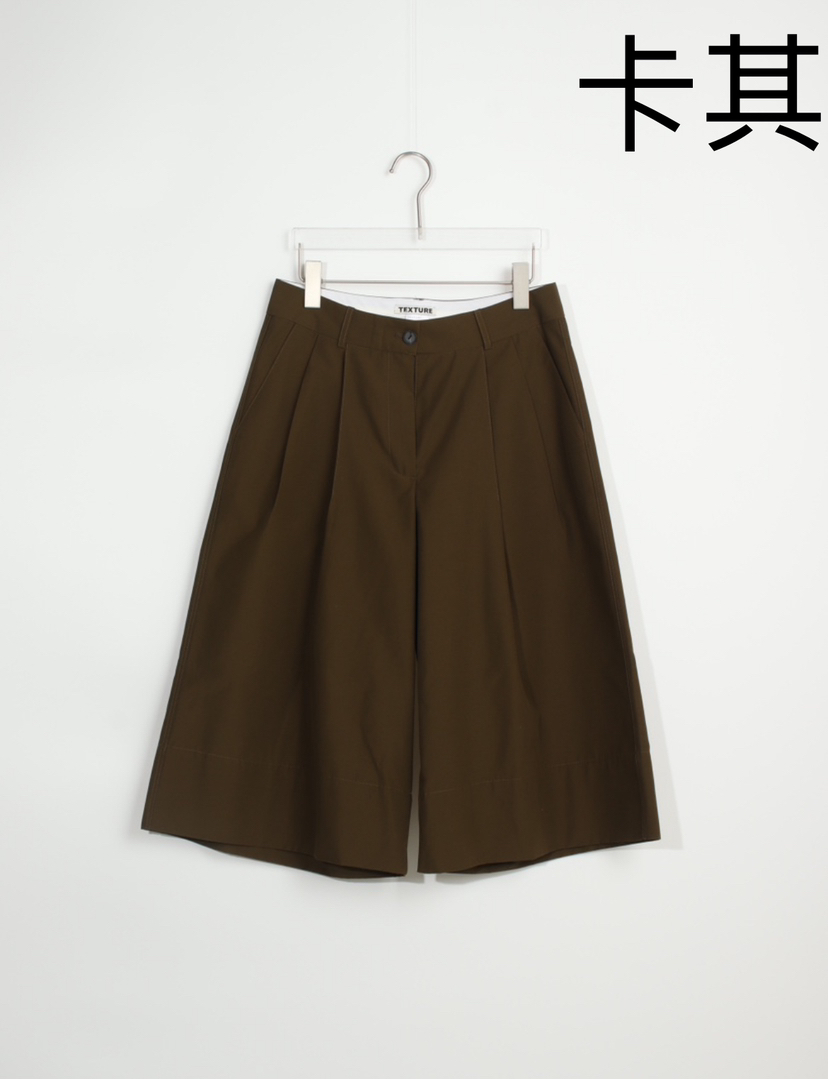 TEXTURE韓國直郵㊣東大門實拍女裝新款25春夏人氣推薦熱賣短褲TEXTURE短褲圖色1