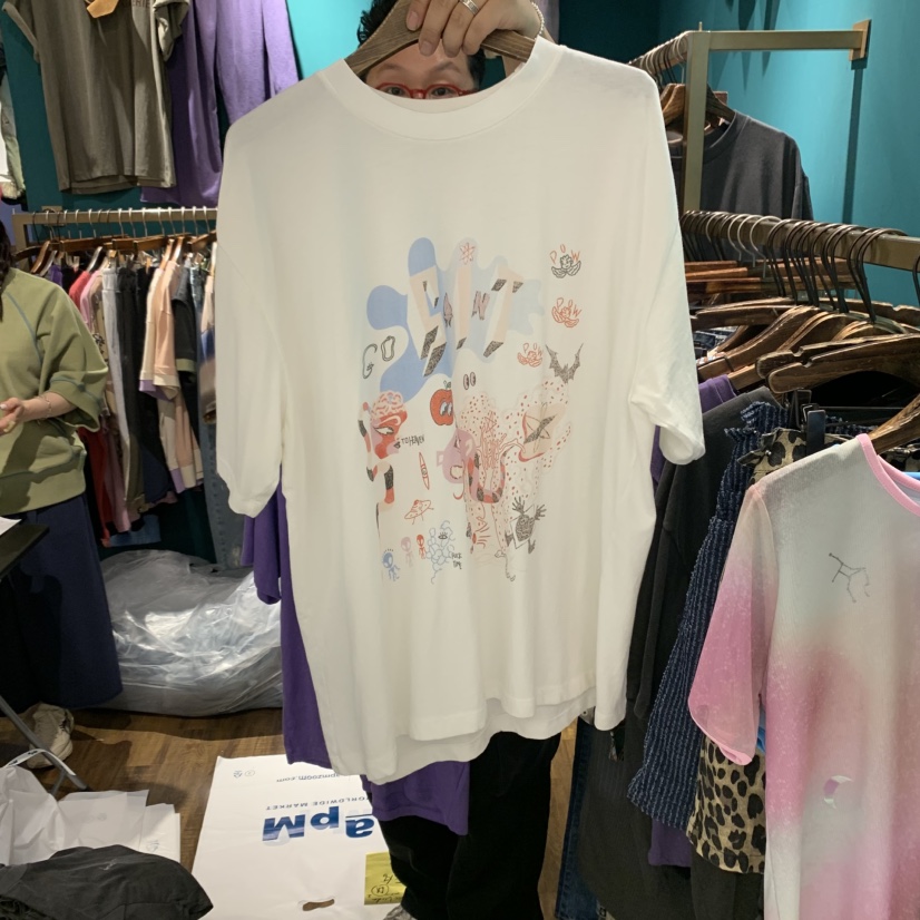 MERCI LINDA韓國直郵㊣女裝新款推薦熱賣時尚人氣25春夏T恤MERCI LINDAT恤圖色2