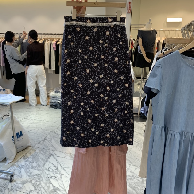 FRILL韓國㊣直郵東大門代購女裝新品熱賣推薦休閑半身裙中短裙FRILL半身裙/中短裙圖色2
