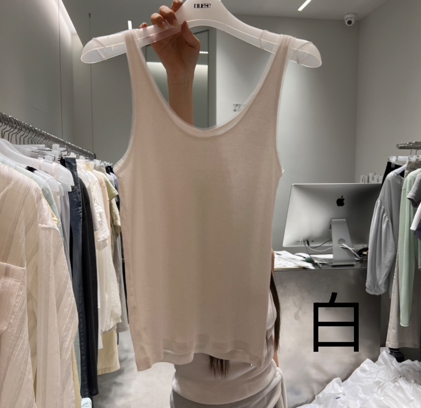 NUESE直郵韓國代購㊣女裝新款推薦休閑人氣熱賣25春夏吊帶背心NUESE吊帶/背心圖色1