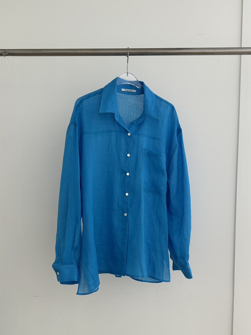 B_GARDER韓國直郵㊣東大門實拍女裝新品休閑襯衫蕾絲衫亞麻B.GARDER襯衫/蕾絲衫圖色2