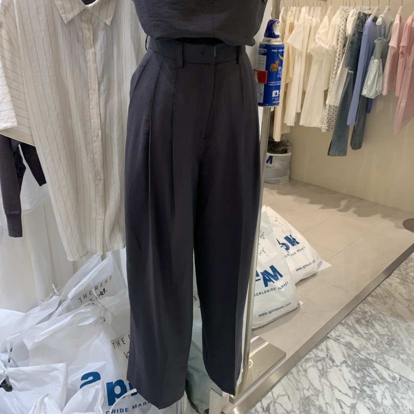 THE REST韓國㊣直郵東大門代購女裝新款25春夏休閑熱賣休閑褲THE REST/UNNOEUD休閑褲圖色2