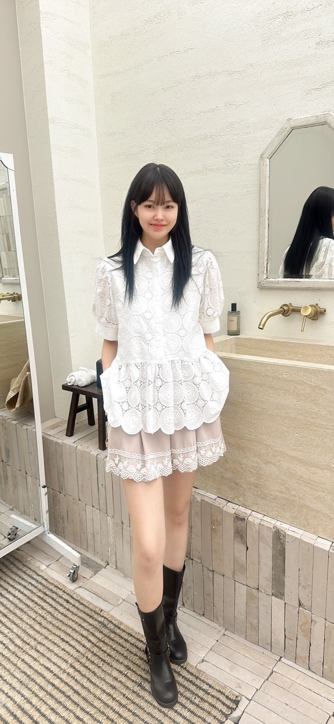 YARD直郵韓國代購㊣女裝新款人氣時尚推薦休閑25春夏襯衫蕾絲衫YARD襯衫/蕾絲衫