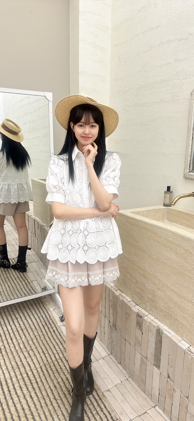YARD直郵韓國代購㊣女裝新款人氣時尚推薦休閑25春夏襯衫蕾絲衫YARD襯衫/蕾絲衫