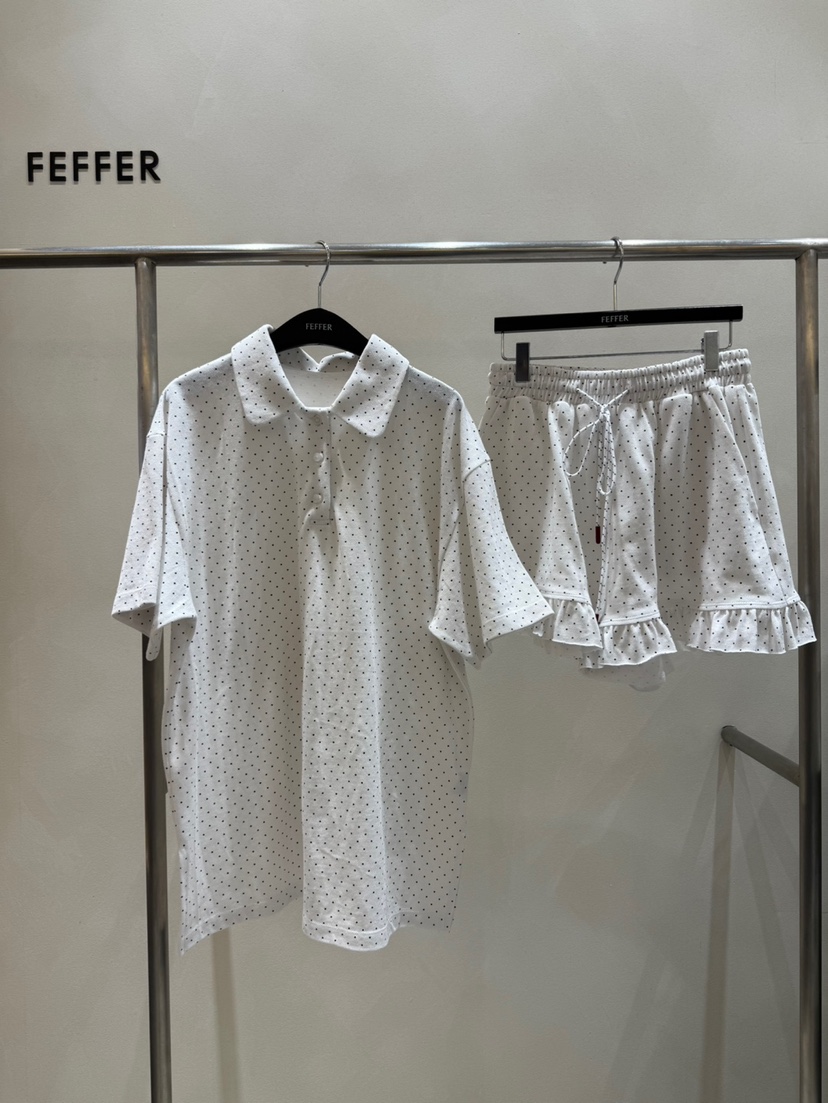 FEFFER韓國㊣直郵東大門代購女裝新款熱賣休閑推薦套裝兩件套FEFFER套裝圖色2