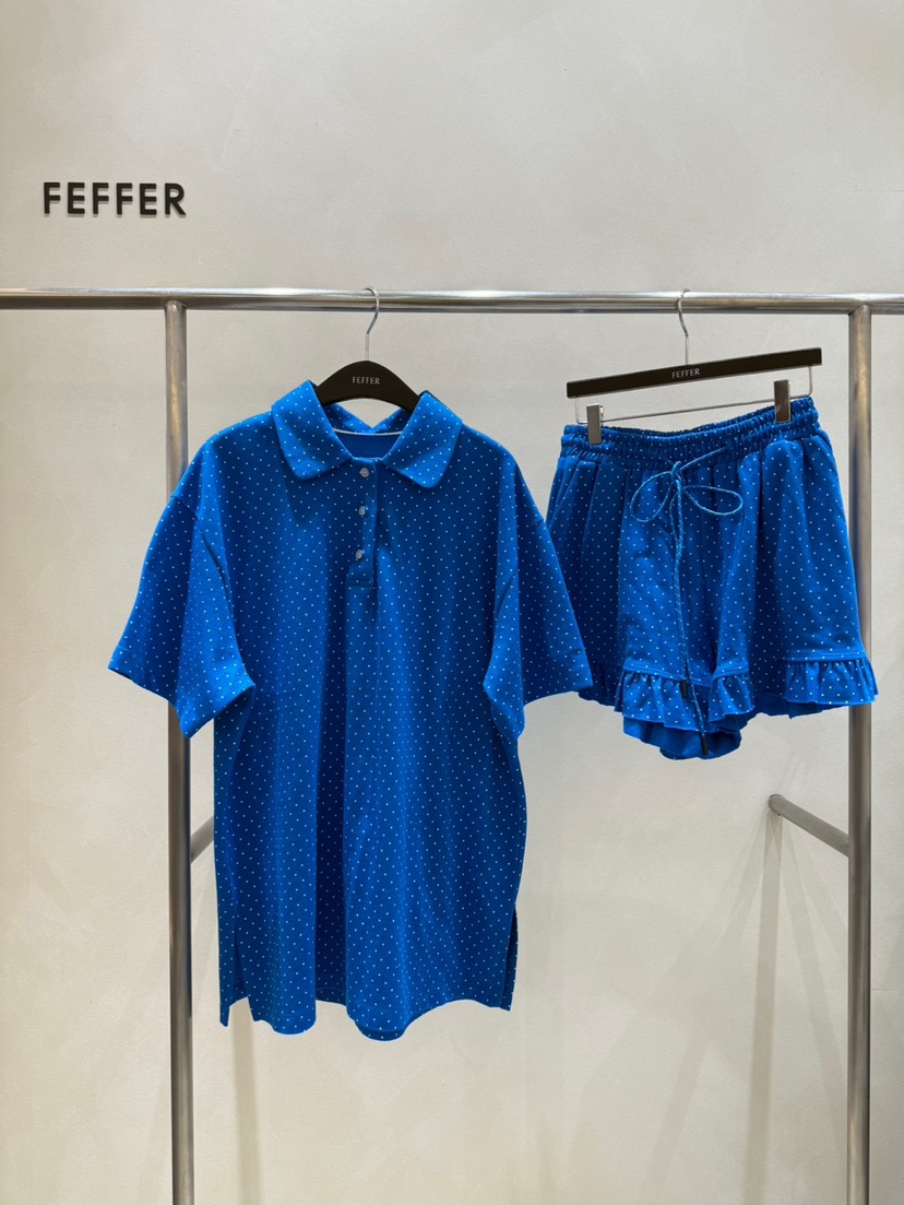FEFFER韓國㊣直郵東大門代購女裝新款熱賣休閑推薦套裝兩件套FEFFER套裝圖色3