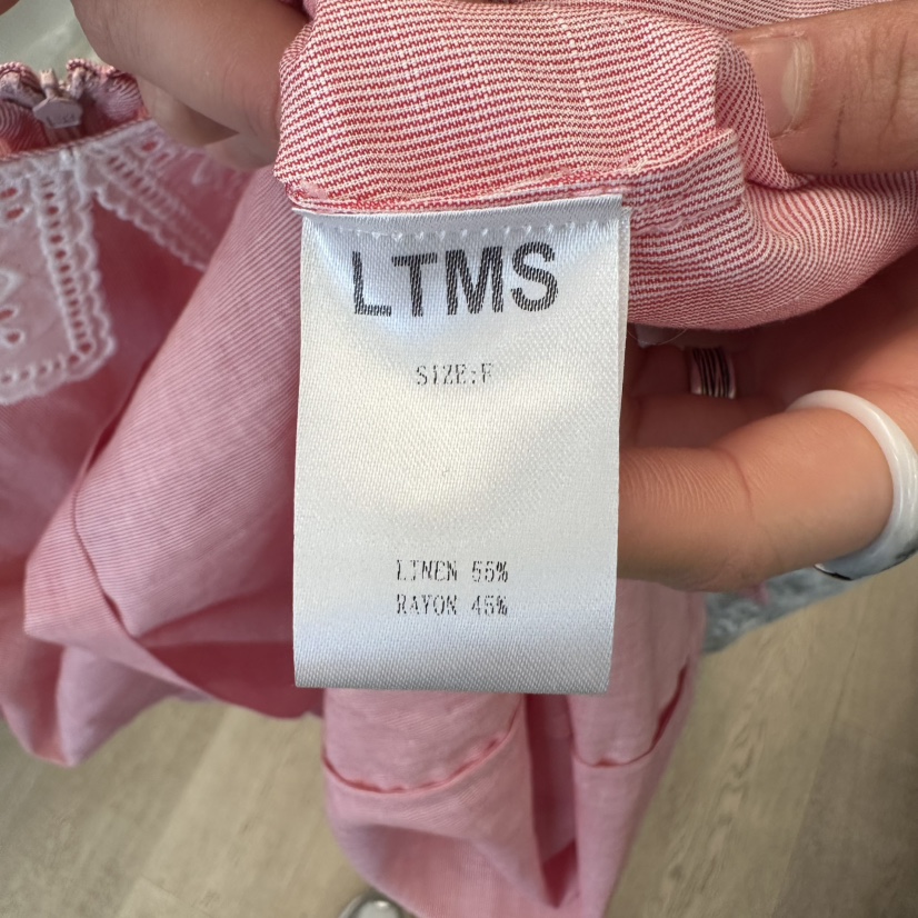 LTMS直郵韓國代購㊣女裝新品休閑人氣推薦時尚連衣裙含腰繩LTMS連衣裙