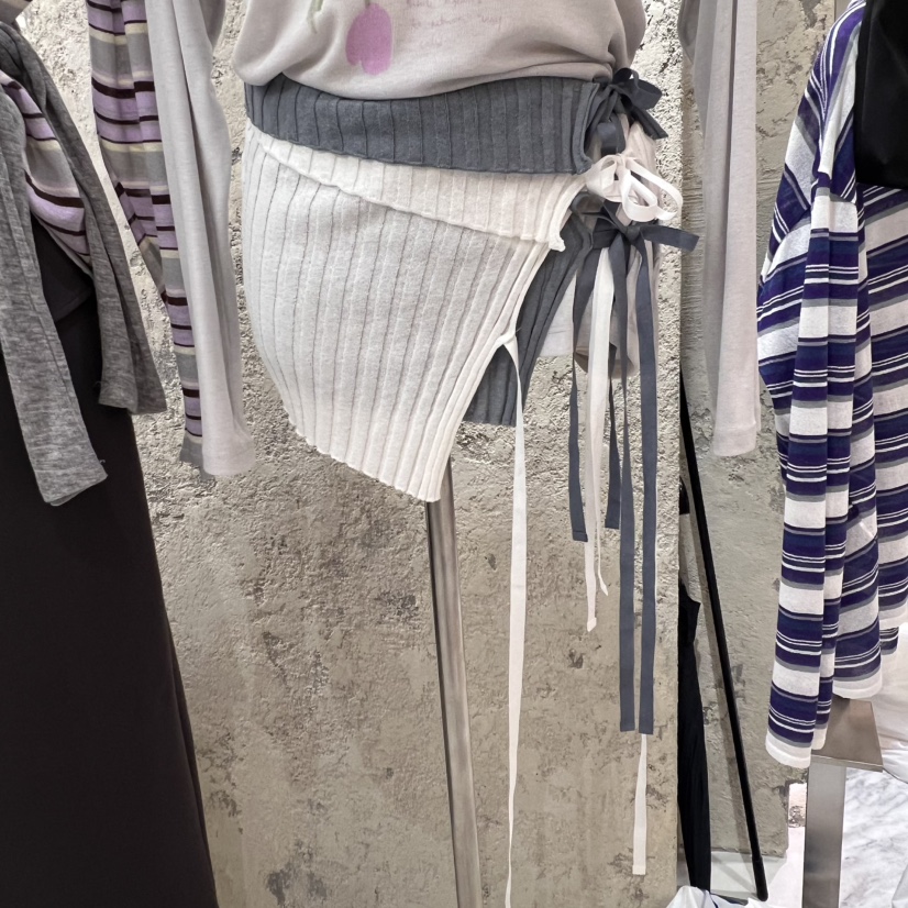 SOLD OUT韓國㊣直郵東大門代購女裝新款休閑25春夏推薦短裙SOLD OUT短裙圖色2