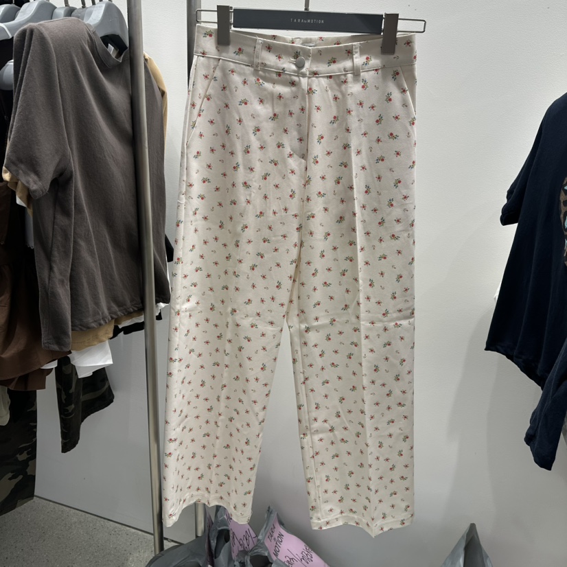 TARABY MOTION韓國直郵㊣女裝新品推薦人氣25春夏休閑褲絨TARABY MOTION休閑褲