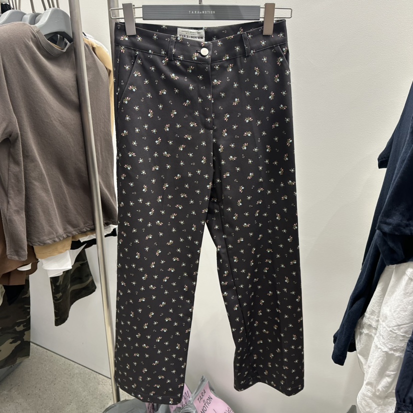 TARABY MOTION韓國直郵㊣女裝新品推薦人氣25春夏休閑褲絨TARABY MOTION休閑褲圖色2